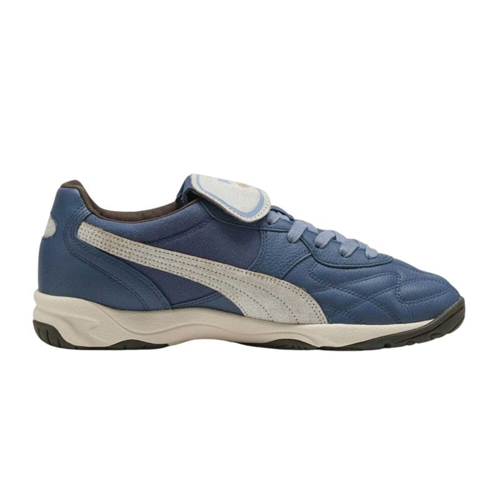 Puma Mens King Futbolito Leather Indoor Soccer Cleats / Dark Indigo